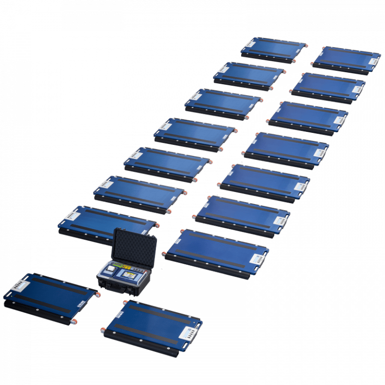 eight axle weighing portable weighbridge